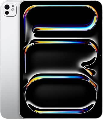 Apple iPad Pro 11 inç, M4 çip ile: Ultra Retina XDR Ekran, 2 TB, 12 MP Ön/Arka Kamera, LiDAR Tarayıcısı, Wi-Fi 6E, Face ID, Tüm Gün Süren Pil Ömrü — Gümüş Rengi
