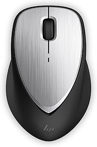 HP Envy 500 Şarj Edilebilir Kablosuz Fare, Gümüş & Siyah