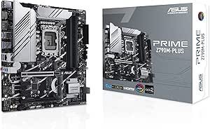 ASUS PRIME Z790M-PLUS Intel Z790 LGA1700 DDR5 7200 DP HDMI 3x M2 USB3.2 AURA RGB mATX ASUS 5X PROTECTION III, Armoury Crate, AI Suite 3