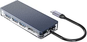 Orico 7 Portlu USB 3.0 100W HDMI TF/SD Kart Okuyucu Çoklayıcı HUB Gri