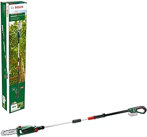 Bosch Home & Garden pil elektrikli budama makinesi Universalchainpole 18 (pil, karton, 18 Volt System)