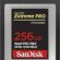 SanDisk Extreme Pro CFexpress hafıza kartı Tip B 256 GB (1.700 MB/s okuma, 1.200 MB/s yazma, RescuePRO Deluxe, sorunsuz RAW videolar, 4K, XQD uyumluluğu)