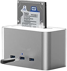 Codegen Alüminyum USB3.0 3.5-2.5 HDD Sata 3 Port USB Hub Dock İstasyonu
