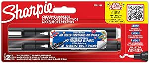 SHARPIE Akrilik Markör, Yuvarlak uç, 2li Bls