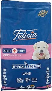 Felicia Az Tahıllı, Yavru Kuzulu M/Large Breed Hypoallergenic Köpek Maması, 3 kg
