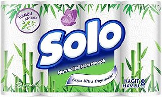 SOLO Bambu Katkılı Kağıt Havlu 8’li