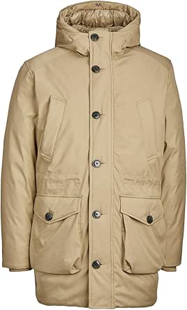 JACK & JONES Erkek JPRCCCLEMENT PARKA Parka, Elmwood, L
