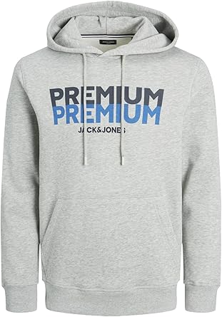 JACK & JONES JPRBLUGERE SWEAT HOOD PRAU23 Sweatshirt Erkek