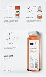 MISSHA 3 Aşamalı Aydınlık Görünüm Sağlayan Maske 3 Step Whitening Mask