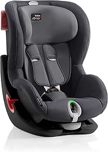 Britax Römer KING II LS Oto Koltuğu, 5 Noktalı Emniyet Kemeri Sistemi, 9-18 kg, 9 ay ile 4 yaş arası çocuklar için, Gri (Storm Grey)