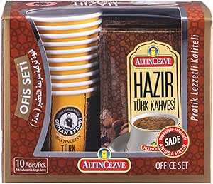 Altıncezve Ofis Seti Hazır Türk Kahvesi Sade 10’lu Paket