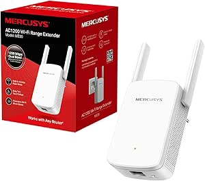 Mercusys ME30, AC1200 Mbps, 1× 10/100 Ethernet Bağlantı Noktası ve 2 Harici Anten, Dahili Access Point Modu, Tek Tuşla Kolay Kurulum, Mobil Uygulama Desteği, Dual-Band Wi-Fi 5 Menzil Genişletici