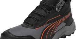 PUMA Erkek/Unisex Obstruct Pro Mid-PUMA Black-Flame Flicker Low Boot 43