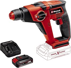 Einhell TE-HD 18/12 Li – Solo, Akülü Pnömatik Matkap ve Einhell 18V 2,5 Ah PXC Starter Kit (Başlangıç Seti)