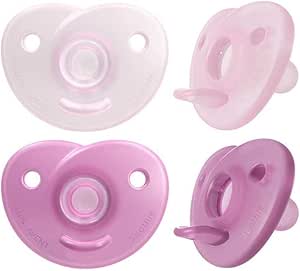 Philips Avent SCF099/22 Soothie Emzik, (0-6 Ay), 2 Parça, Pembe