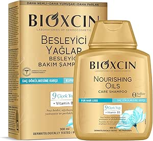 BİOXCİN Besleyici Yağlar Bakım Şampuanı 300 ML – Sülfatsız, Kuru ve Yıpranmış Saçlar Saç Dökülme Karşıtı