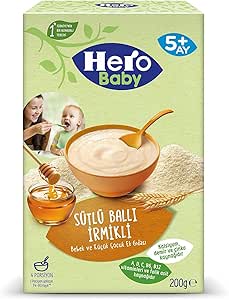 Hero Baby Sütlü Ballı İrmikli Kaşık Maması 200 Gr