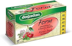 Dogadan Form Çay Kiraz Saplı 20’li
