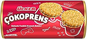 Ülker Çokoprens Sandviç Bisküvi, 1 Paket, 10 Adet, Tekli