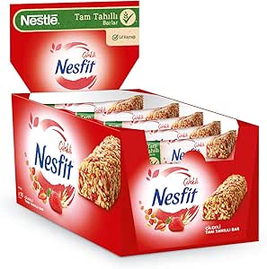 Nesfit Nestle Çilekli Tam Tahıllı Bar 23.5 g x 16