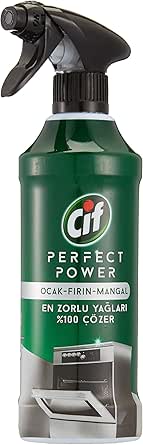 Cif Perfect Power Ocak & Fırın & Mangal için Sprey Temizleyici (1 x 435 mL)