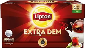 Lipton Extra Dem Demlik Süzen Poşet Siyah Çay 100’lü Paket