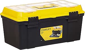 Stanley Plastik Kilitli Takim Çantasi 22 inç Sari Kapakli