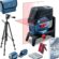 Bosch Professional GCL 2-50 C Çizgi Lazer (20m Çalışma Alanı [Alıcı ile 50 m], 4 x AA Pil, IP 54 Toza Karşı Koruma Sistemi, Kırmızı Lazer, RM2 Tutucu, BT 150 Tripod, Koruma Çantası)