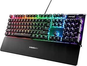 Steelseries Apex 5 Hibrit Mekanik Gaming Klavye, Her Tuş İçin Rgb Aydınlatma, Oled Ekran, Türkçe QWERTY