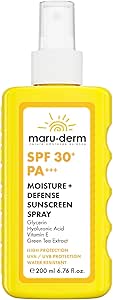 Maruderm SPF 30+ Nemlendirici + Koruyucu Güneş Kremi Spreyi 200 ml
