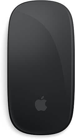 Apple Magic Mouse: Bluetooth, şarj edilebilir. Mac ve iPad ile çalışır; Siyah Multi-Touch yüzey (USB-C)