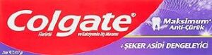 Colgate Maksimum Anti Çürük Şeker Asidi Dengeleyici Diş Macunu 75 ml