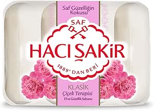 Hacı Şakir Klasik Çiçek Terapisi El ve Güzellik Sabunu 4×70 gr 1 Paket