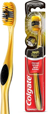 Colgate 360 Charcoal Gold Çok Yönlü Koruma Yumuşak Diş Fırçası