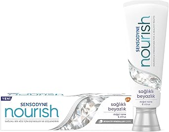 Sensodyne Nourish Sağlıklı Beyazlık Diş Macunu 75 ml ve 2x Sensodyne Ekstra Beyazlatıcı Diş Macunu 75 mL