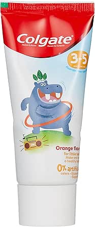 Colgate 3-5 Yaş Portakal Aromalı Florürsüz Çocuk Diş Macunu 60 ml