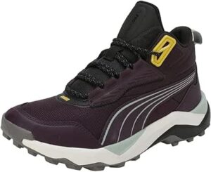 PUMA Erkek/Unisex Obstruct Pro Mid-PUMA Black-Flame Flicker Low Boot 45