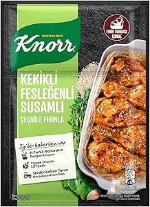 Knorr Çeşni Kekikli Susamlı Fesleğenli Çeşnile Fırınla 29 g
