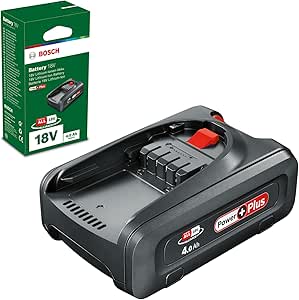 Bosch Home and Garden Akü PBA 18 V 4,0 Ah – PowerPlus (1 akü 18 V 4,0 Ah, 18 V sistem, bir kutuda teslimat)