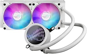 ASUS ROG RYUO III 240 ARGB ANIME MATRIX LED EKRAN ADRESLENEBİLİR RGB FAN ROG ARGB CPU SOĞUTUCUSU BEYAZ
