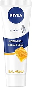 NIVEA Koruyucu El Bakım Kremi Bal Mumu 100 ml, Nemlendirici, Yumuşak Cilt