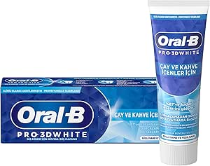 Oral-B 3D White Çay ve Kahve İçenler için Diş Macunu 75 ml