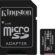 Kingston Canvas Select Plus microSD hafıza kartı, SDCS2/256GB Class 10 (SD adaptörü dahil)
