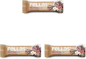 Fellas Protein Bar Vanilyalı ve Kakaolu 32 gr 3lü paket