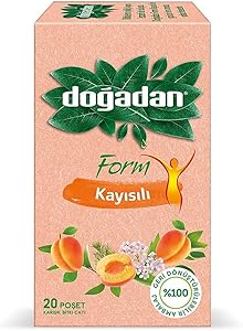 Doğadan Form Kayısılı Karışık Bitki Çayı, 20 poşet