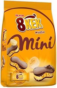 ÜLKER 8 Kek Mini Muzlu 162 Gram, Tekli
