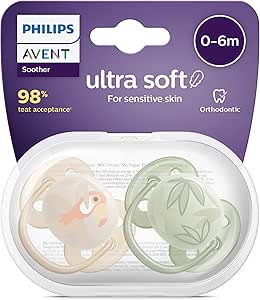 Philips Avent Ultra Soft Emzik 0-6 Ay, 2’li Paket, Erkek