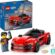 LEGO City Kırmızı Spor Araba 60448-5 Yaş ve Üzeri Çocuklar için Yaratıcı Oyuncak Yapım Seti, Doğum Günü Hediyesi (109 Parça)