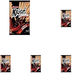 ÜLKER Krispi Acılı Çubuk Kraker 43 Gram 5li paket, 5’li