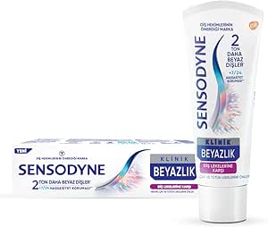 Sensodyne Klinik Beyazlık Diş Lekelerine Karşı Diş Macunu